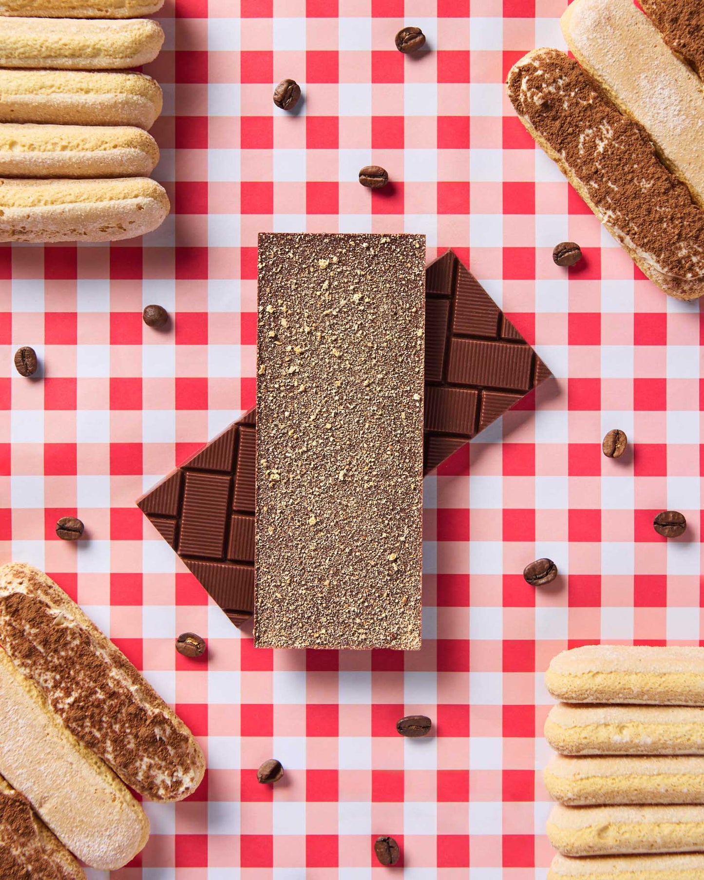 Tiramisu Dark Milk Chocolate Bar