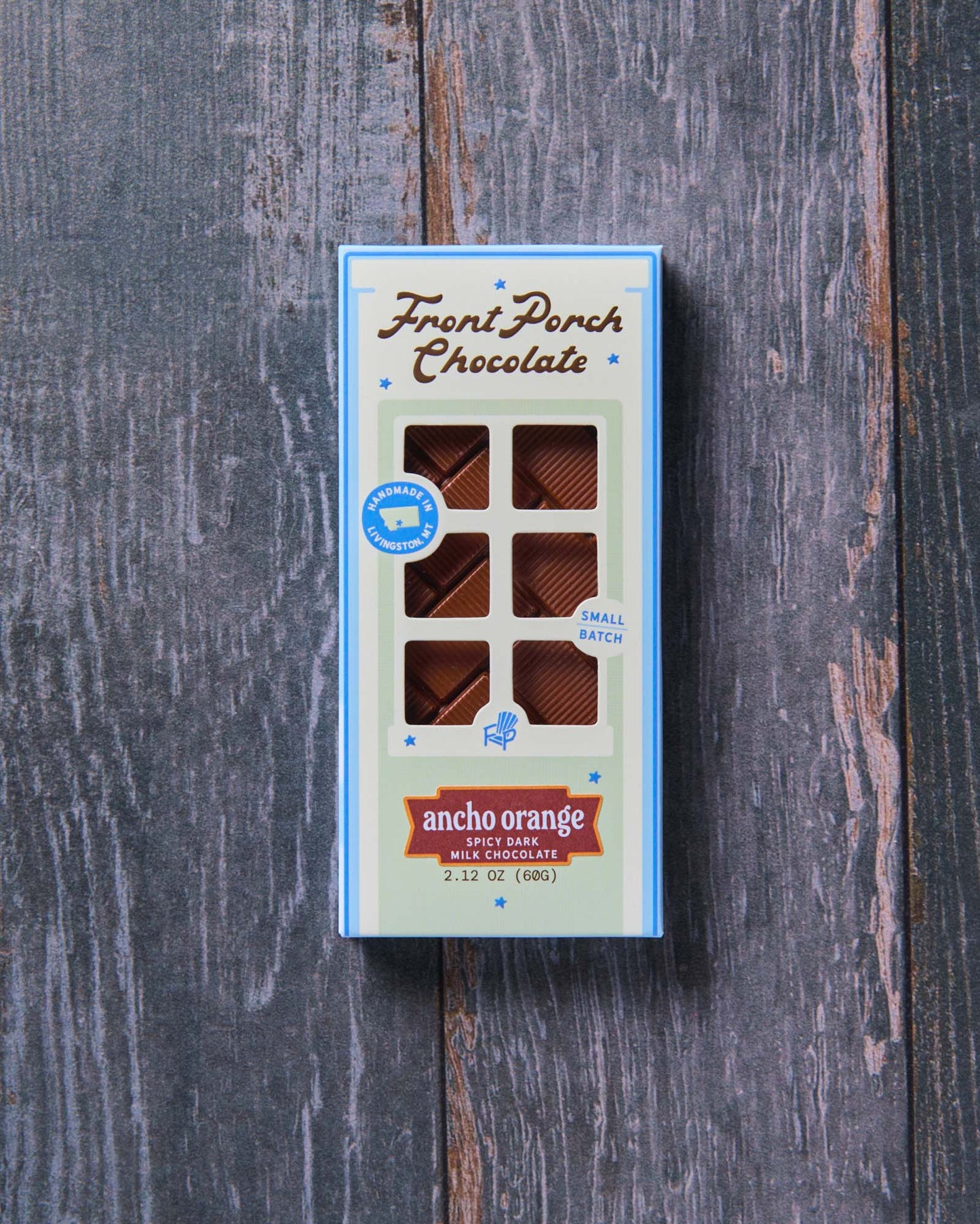Ancho Orange Spicy Dark Milk Chocolate Bar