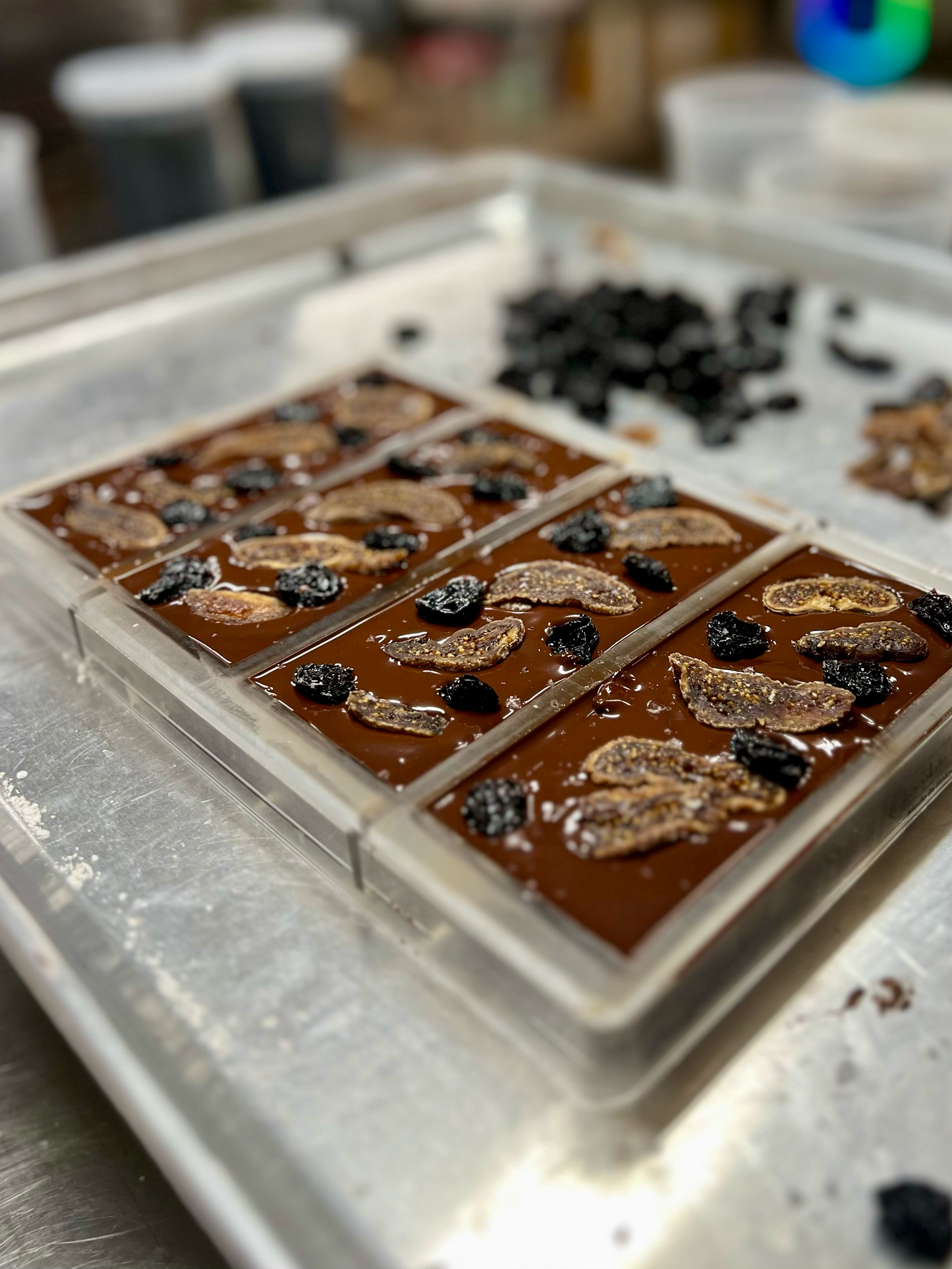 Fig & Cherry Dark Chocolate Bar