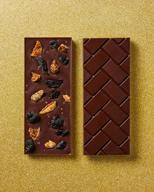 Fig & Cherry Dark Chocolate Bar