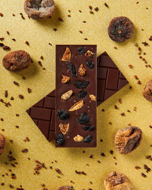Fig & Cherry Dark Chocolate Bar