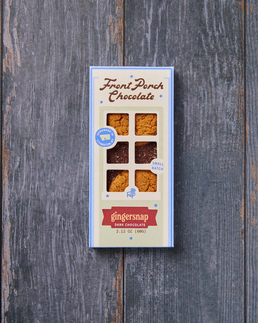 Ginger Snap Dark Chocolate Bar