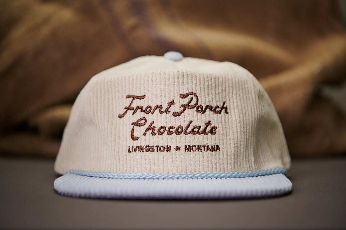 Front Porch Chocolate Corduroy Snapback Hat