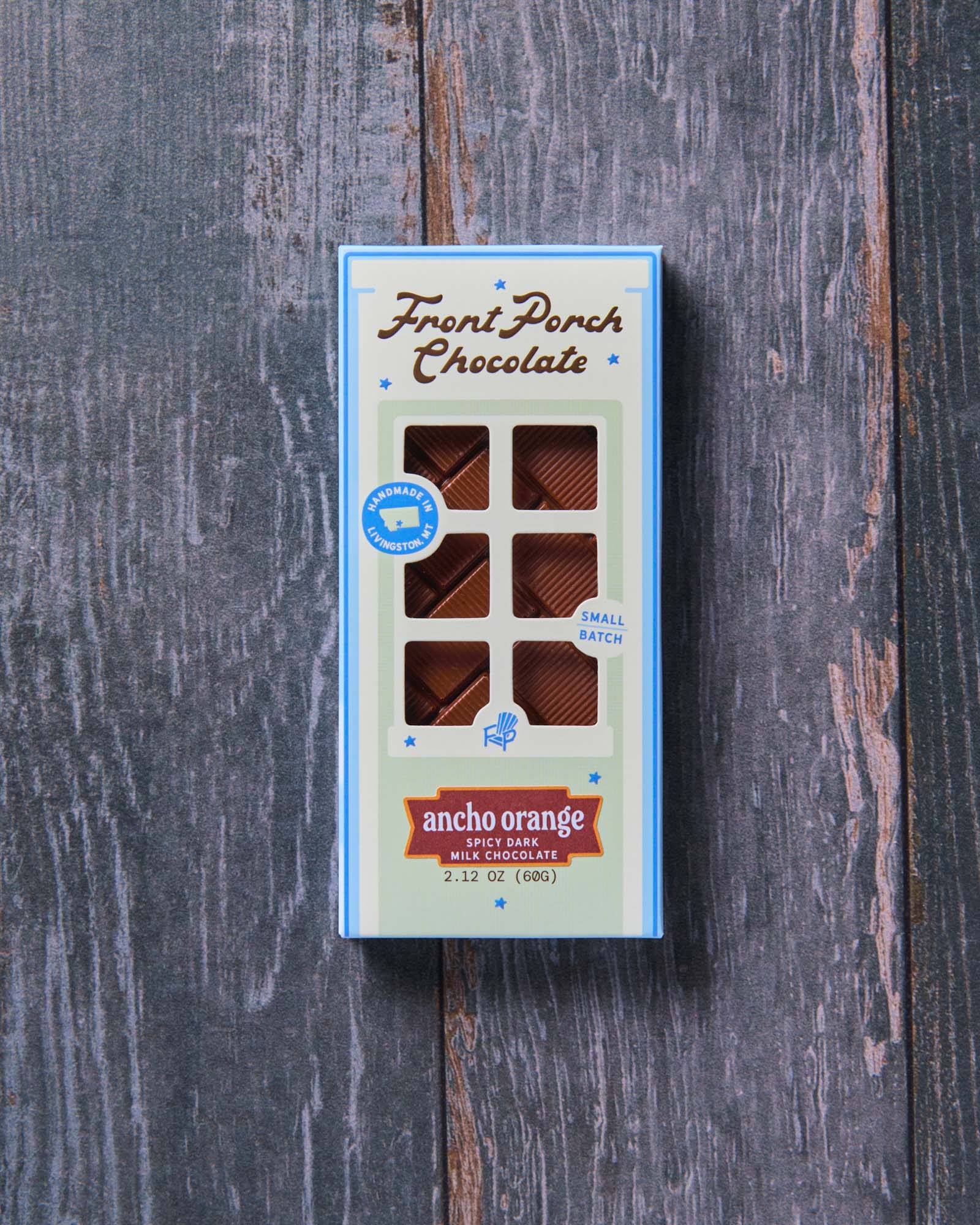 Ancho Orange Spicy Dark Milk Chocolate Bar – Front Porch Chocolate
