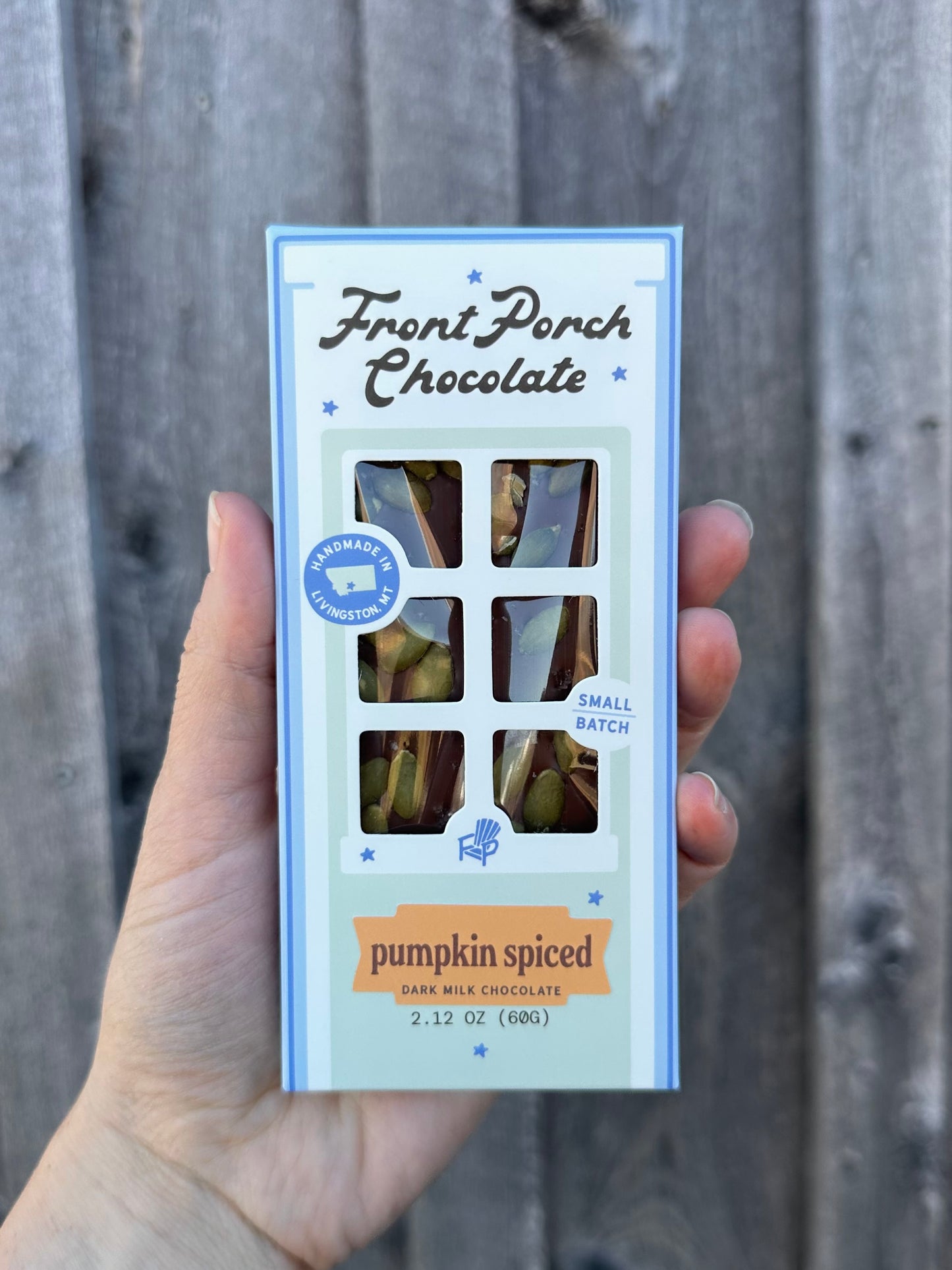Pumpkin Spiced Dark Milk Chocolate Bar