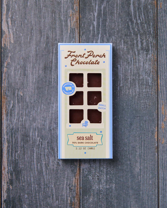 Sea Salt 70% Dark Chocolate Bar