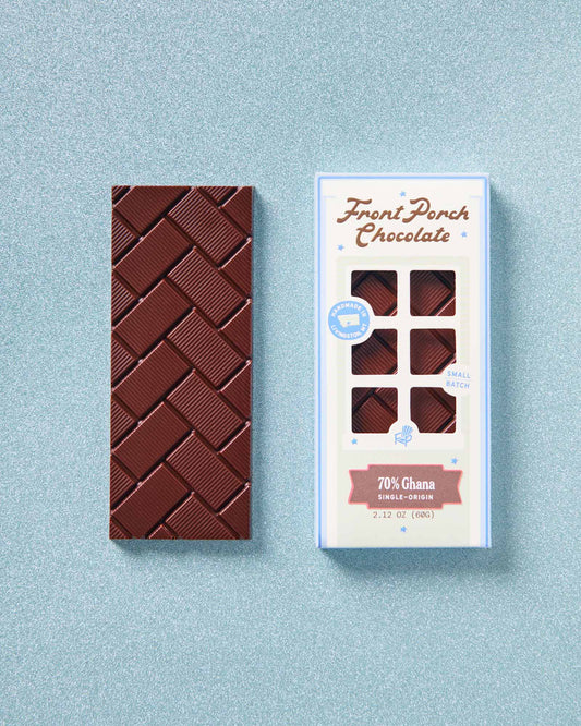 70% Ghana | Single-Origin Dark Chocolate Bar