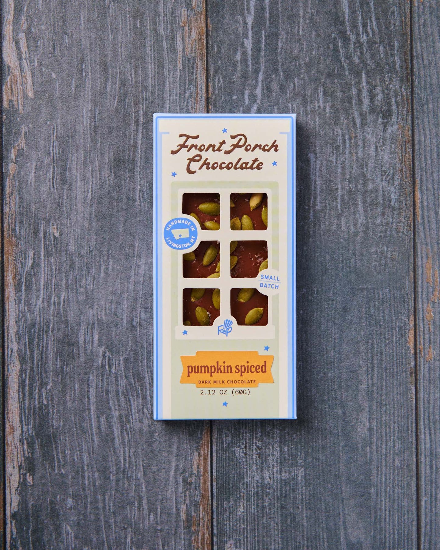 Pumpkin Spiced Dark Milk Chocolate Bar